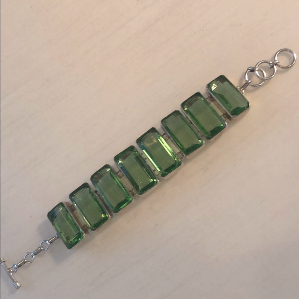 Vintage Sterling Statement Bracelet - image 1